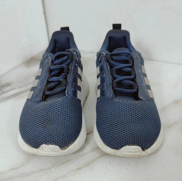 Adidas Toddler Kids' Racer TR21 Navy Grey Running Shoes Sneakers, Sz 7.5K - Picture 4 of 11